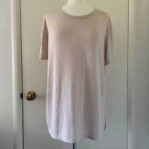 Aritzia Wilfred Free Oversized Pink T-shirt Size M